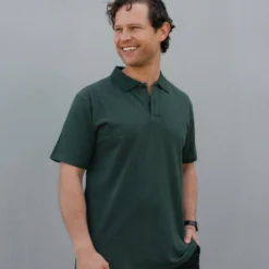 Hemp Mens Short Sleeve Polo