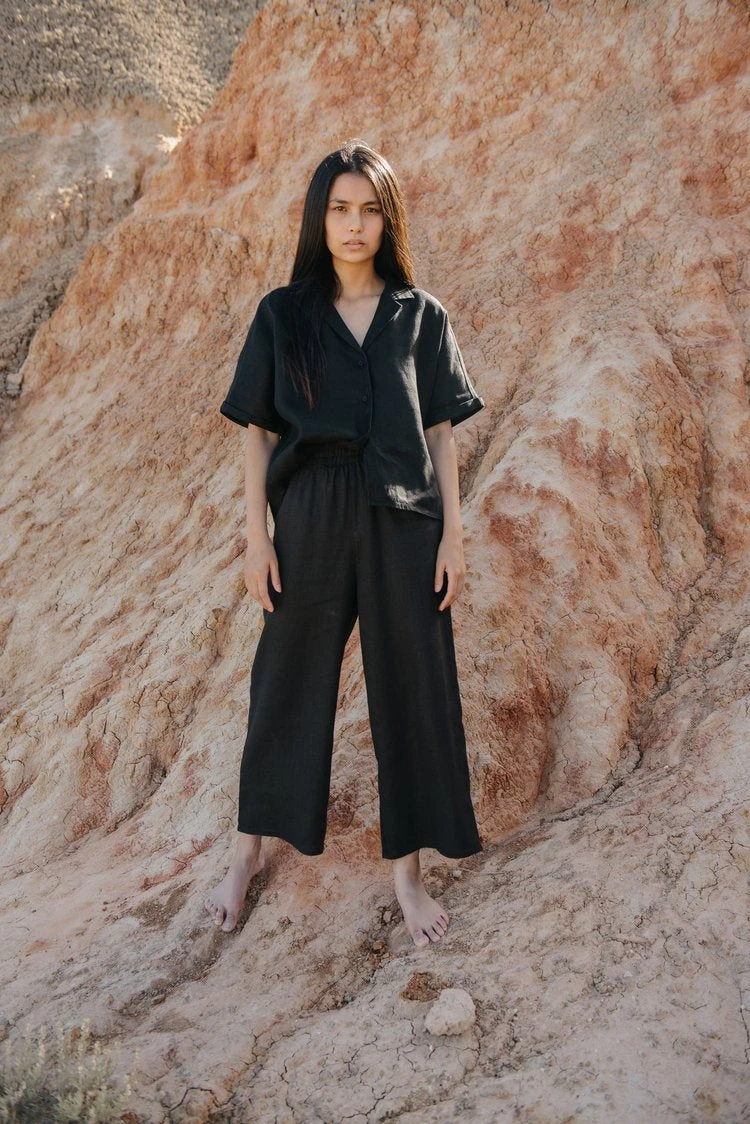 Hemp Pull-On Pants 2 Hemp Pull-On Pants - Image 2