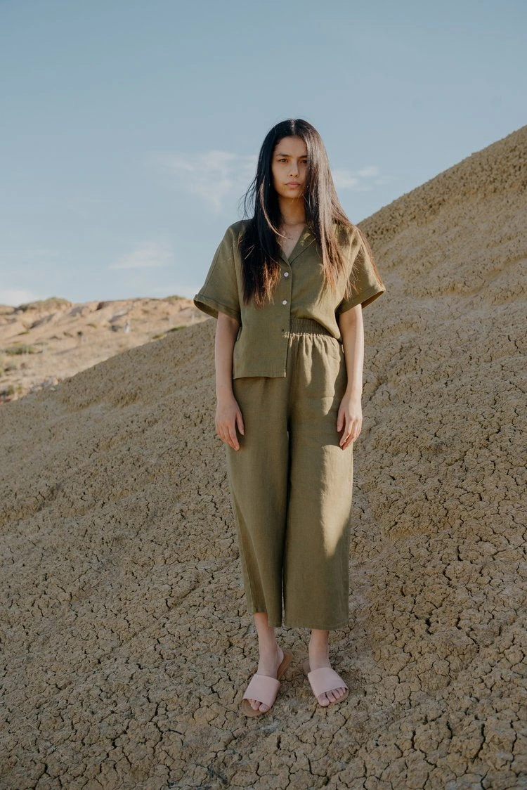 Hemp Pull-On Pants 3 Hemp Pull-On Pants - Image 3