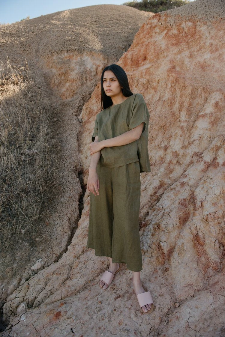 Hemp Pull-On Pants 4 Hemp Pull-On Pants - Image 4