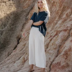 Hemp Pull-On Pants 13 Hemp Pull-On Pants -Skin Care Specialty Store HCA PULL ON PANTS WHITE 3