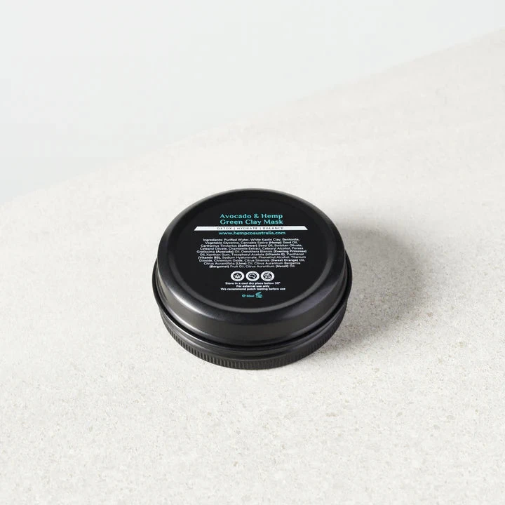 Avocado & Hemp Green Clay Mask By Hemp Co Australia 3 Avocado & Hemp Green Clay Mask By Hemp Co Australia - Image 3