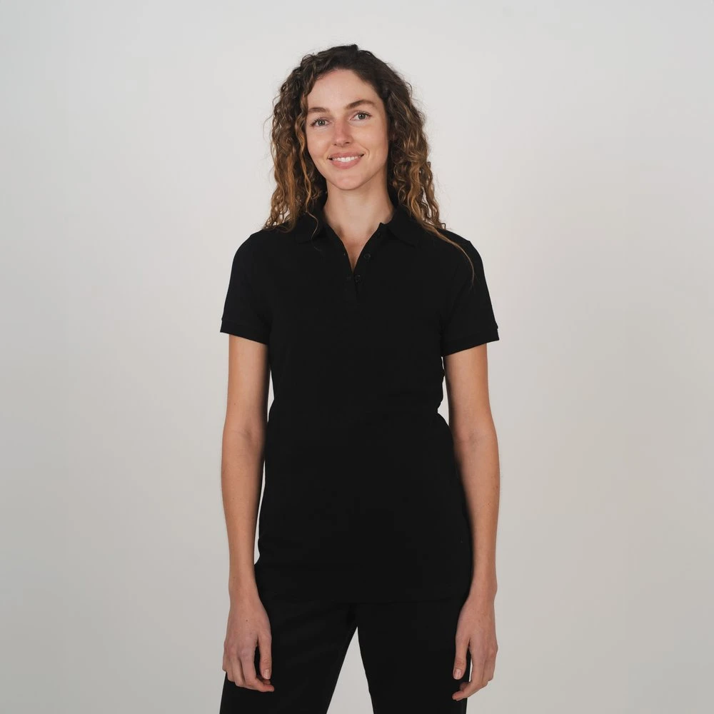 Hemp Short Sleeve Womens Polo 3 Hemp Short Sleeve Womens Polo - Image 3