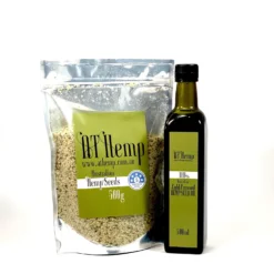 Hemp Seeds And Oil Combo Large 500ml + 500g